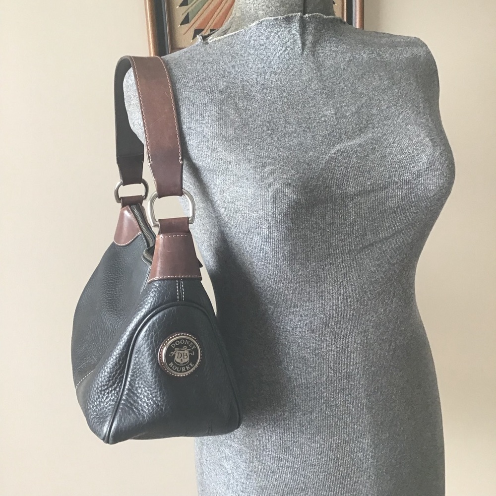Dooney and Bourke Black Leather Satchel
